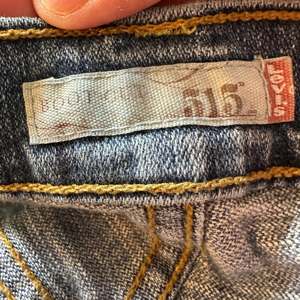 VTG Levi's 515 Bootcut Jeans Women's Size 6M Blue Medium Wash Denim - Picture 5 of 16